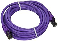 Belkin Components A3L980-10-PUR-S 10FT CAT6 Purple Snagless Patch Cable