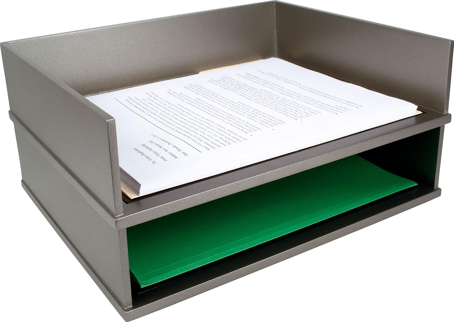 Victor Wood Stacking Letter Tray