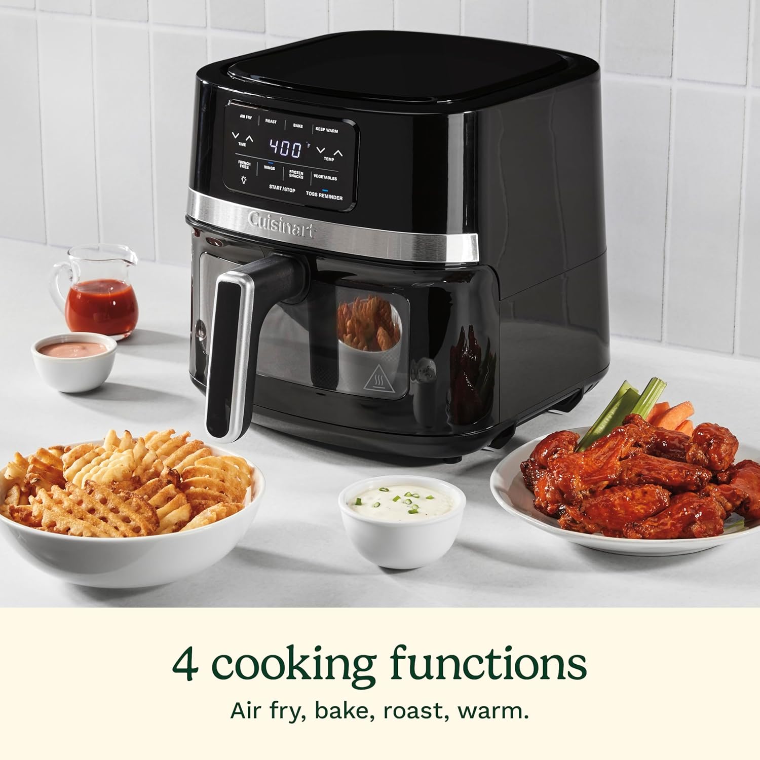 Cuisinart Air Fryer Basket with Window and Presets