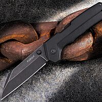 Cold Steel Karve 3.75" AUS10A Razor-Sharp Blade 4.875" G-10 Handle Everyday Carry Outdoor Tactical Folding Knife w/Atlas Lock