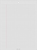Rite in the Rain Weatherproof Legal Pad, 8.5" x 11", Gray Cover, Legal Pattern (No. LP785) 1 Pack