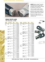 ANCOR MARINE GRADE 242287 Marine Grade Electrical Heavy Duty Tinned Copper Lugs (1/0-Gauge, Size 1/2 Screw, 10-Pack)