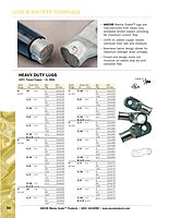 ANCOR MARINE GRADE 242247 Electrical Heavy Duty Tinned Copper Lugs (6-Gauge, Size 1/2 Screw, 10-Pack)