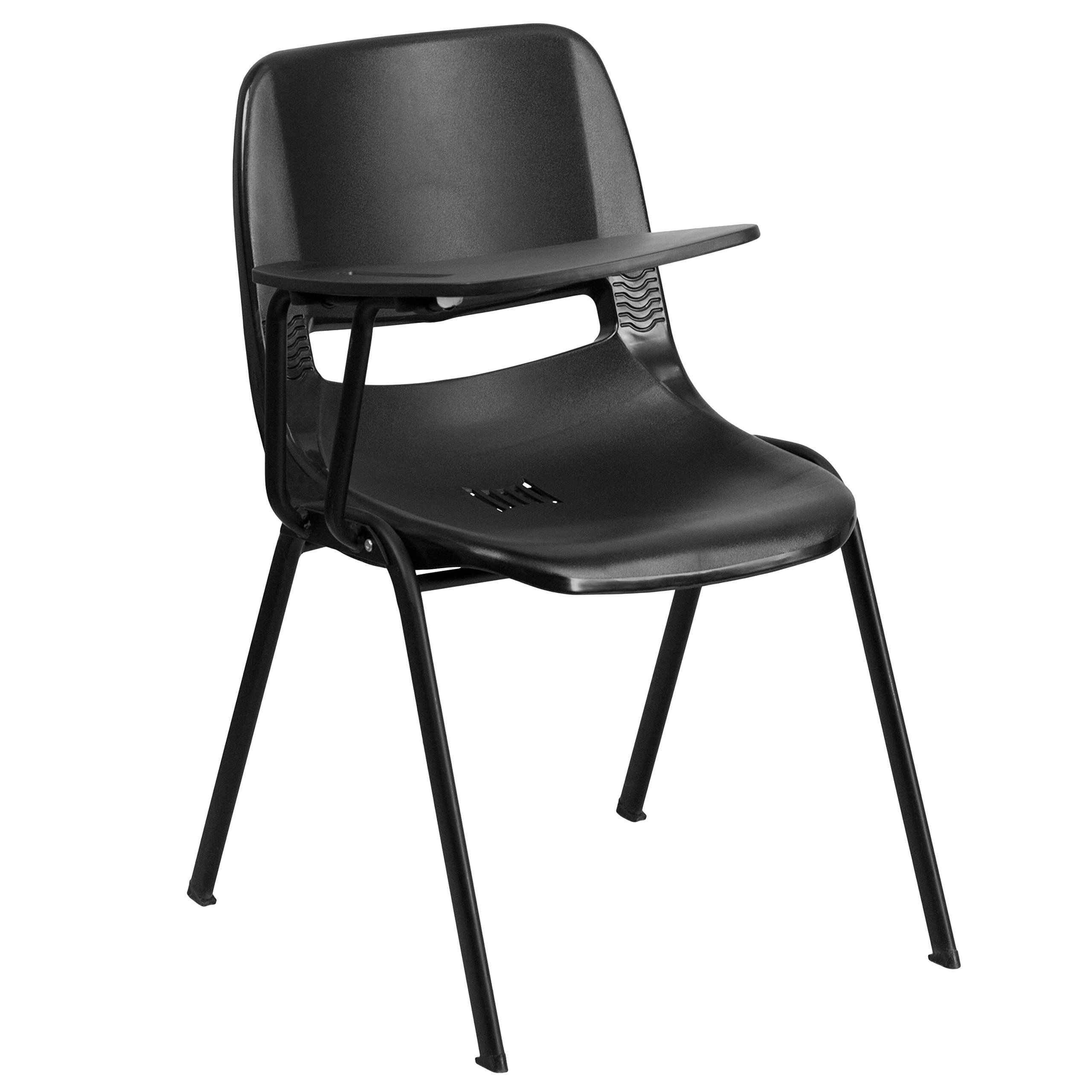 Flash Furniture HERCULES Ergonomic Shell Stack and Tablet Arm Chair