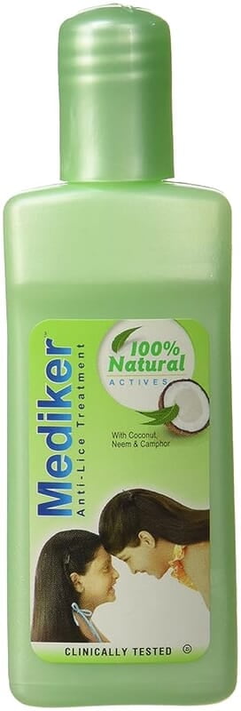 Mediker Lice Treatment Shampoo - Coconut, Neem, 100% Natural, 50 ml
