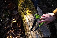 SCHRADE Isolate Bone Saw with Full-Tang SK5 Steel and Non-Slip Handle