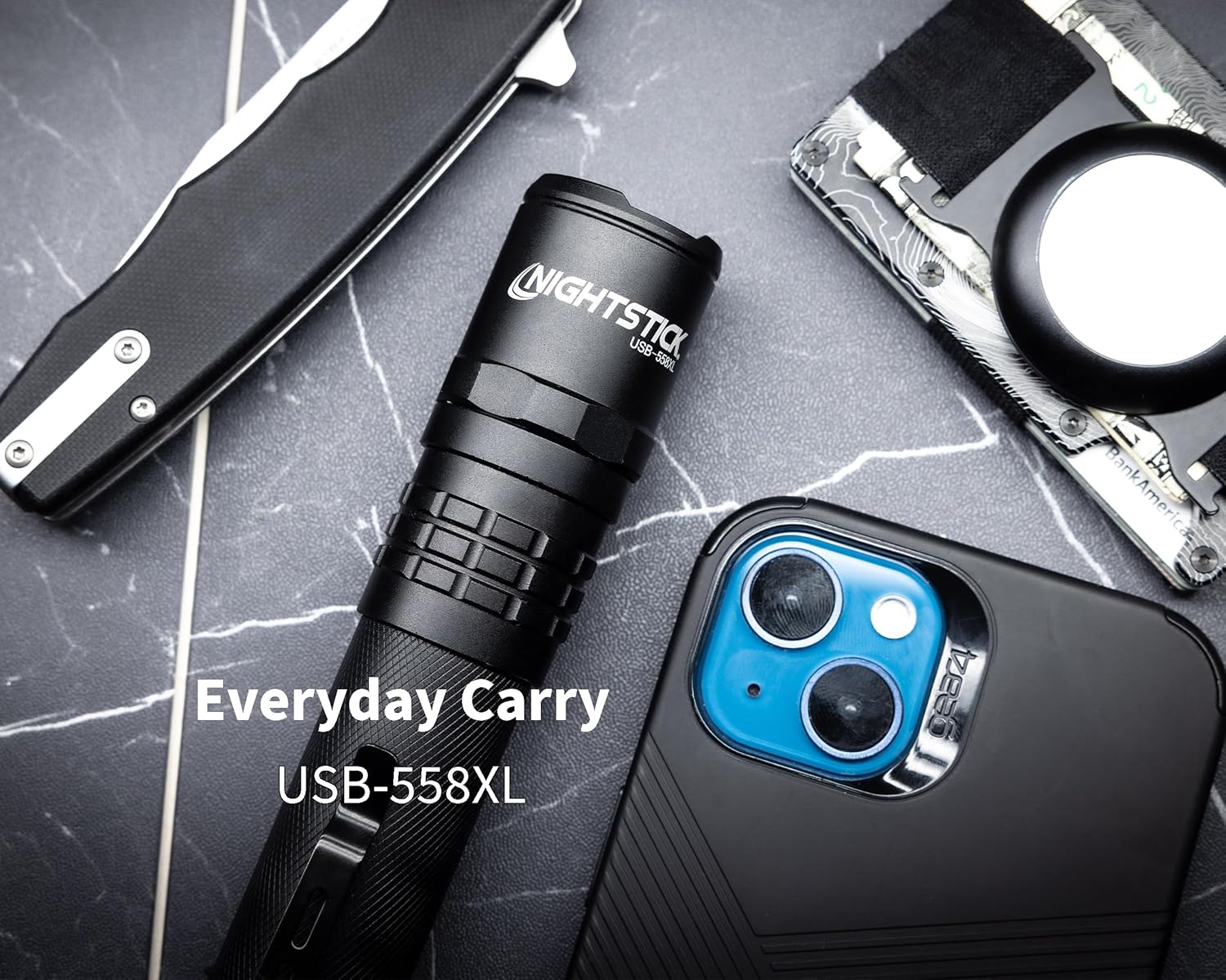Nightstick USB-558XL USB Rechargeable Multi-Function Tactical Flashlight