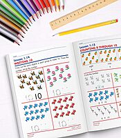 Spectrum Kindergarten Math Workbooks, Ages 5 to 6, Counting Numbers, Addition and Subtraction, Geometry and Place Value