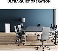 Fellowes AeraMax SV 4-Speed HEPA Air Purifier, 1,500 Sq. Ft., White/Black