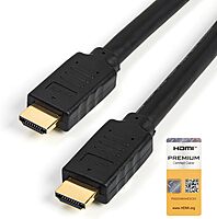 StarTech.com 23ft (7m) Premium Certified HDMI 2.0 Cable with Ethernet - High Speed Ultra HD 4K 60Hz HDMI Cable HDR10 - Long HDMI Cord (Male/Male Connectors) - For UHD Monitors, TVs, Displays (HDMM7MP)