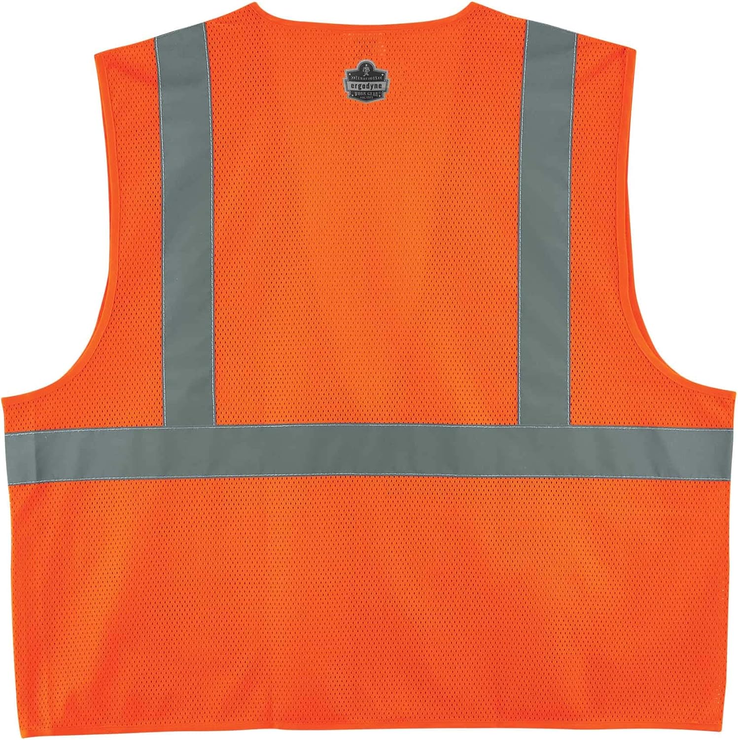 Ergodyne GloWear 8220Z High Visibility Reflective Safety Vest, ANSI/ISEA 107 Class 2, Zipper Closure