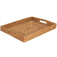 Martha Stewart Rattan Serving Tray (76604.01)