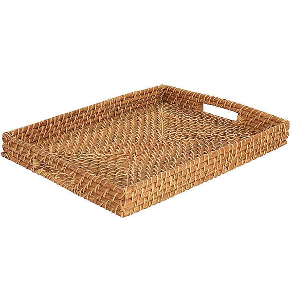 Martha Stewart Rattan Serving Tray (76604.01)