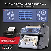 Cassida 6600 UV/MG – USA Business Grade Money Counter with UV/MG/IR Counterfeit Detection