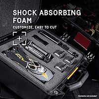 Pelican Vault V550 Hard Case (Camera, Pistol, Gear, Equipment) With Foam V550 Black