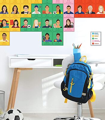 Carson Dellosa Education Amazing People Bulletin Board Set