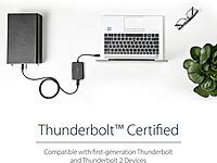 StarTech.com Thunderbolt 3 to Thunderbolt 2 Adapter (Non-Reversible) - TB3 Laptop to TB2 (20Gbps) or TB1 (10Gbps) Devices
