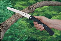 OUTDOOR EDGE Flip N' Saw / Flip N' Zip Folding Saw with 65Mn Spring Steel and Triple-Ground Teeth
