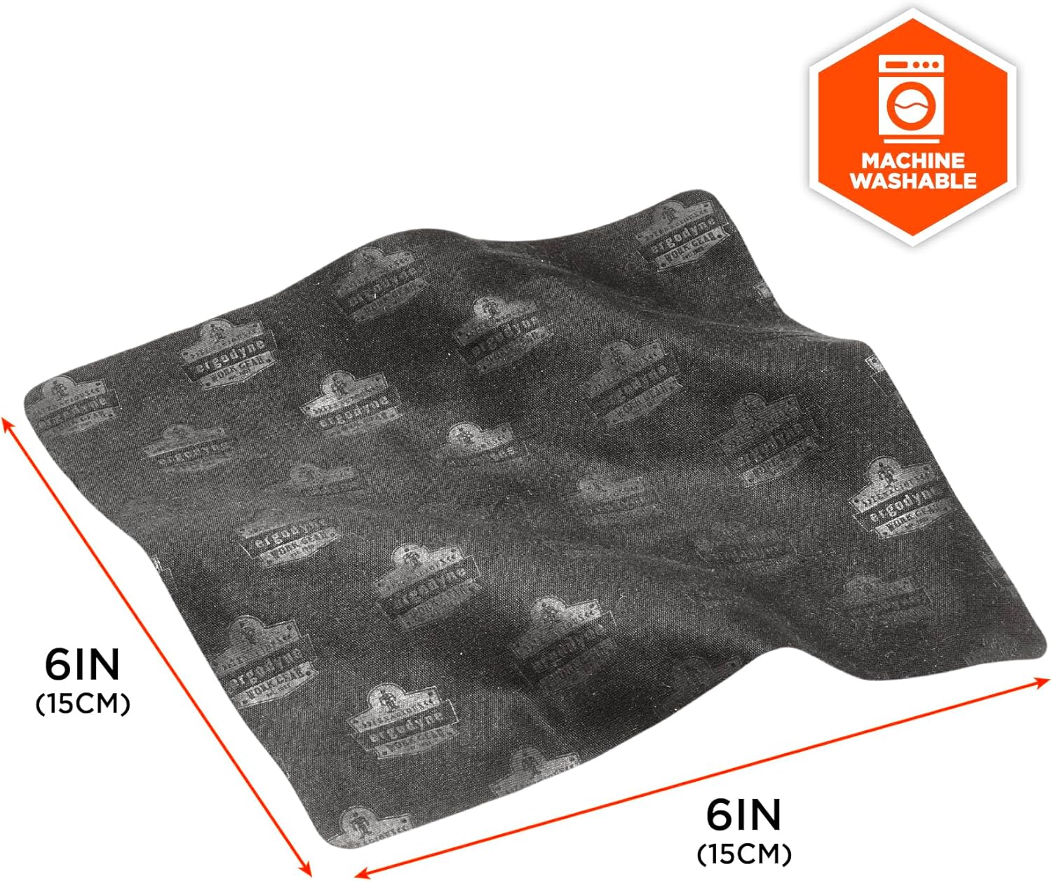 Ergodyne Skullerz 3216 Eyewear Microfiber Cleaning Cloth, Black