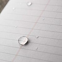 Rite in the Rain Weatherproof Legal Pad, 8.5" x 11", Gray Cover, Legal Pattern (No. LP785) 1 Pack