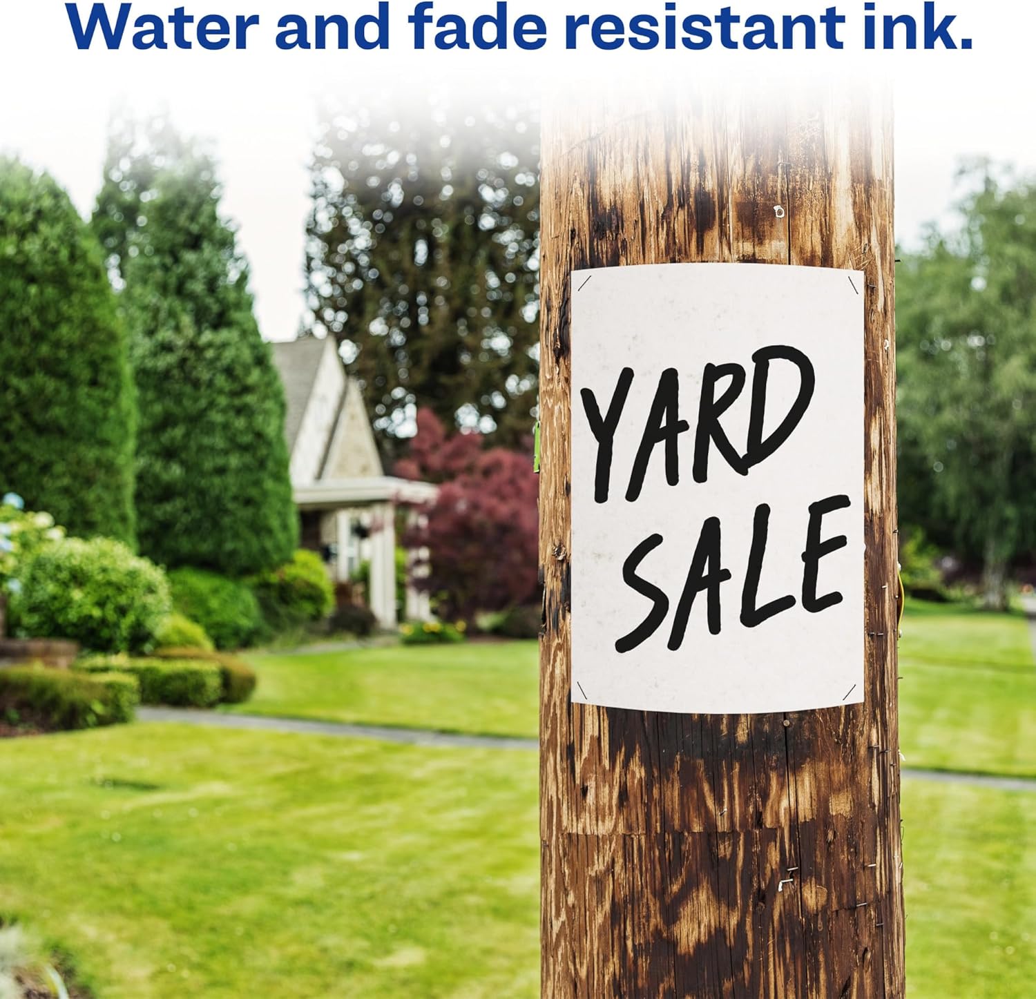 Avery Marks A Lot Jumbo Chisel Tip Marker, Desk-Style Size, Water and Wear Resistant, 12 Black Markers (24148)