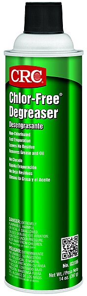 CRC Industries 03185 Chlor-Free Degreaser,Clear 14 Oz 1 Pack 1 Count (Pack of 1) Aerosol