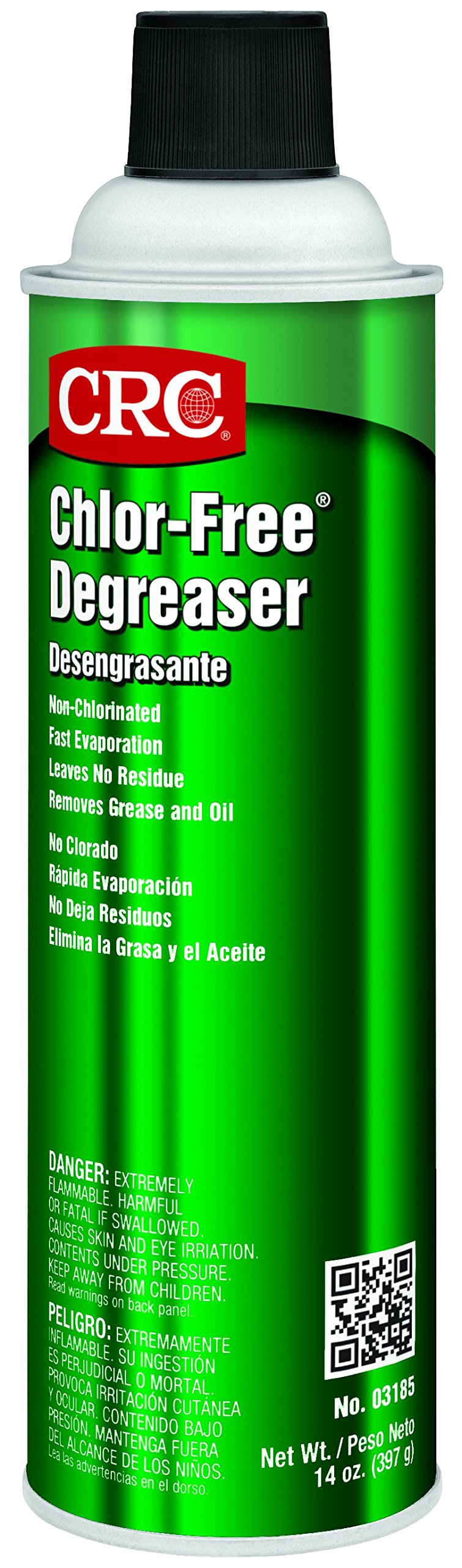CRC Industries 03185 Chlor-Free Degreaser,Clear 14 Oz 1 Pack 1 Count (Pack of 1) Aerosol