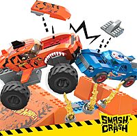 MEGA Hot Wheels Monster Trucks Smash & Crash Tiger Shark Chomp Course