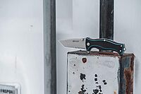 Smith & Wesson M&P Officer 7.25in High Carbon S.S. Ultra Glide Folding Knife with 3.25in Tanto Blade and G10 Handle