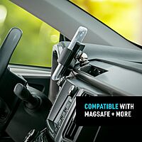 Nite Ize Steelie Squeeze Clamp - Magnetic Cell Phone Holder for Dashboards