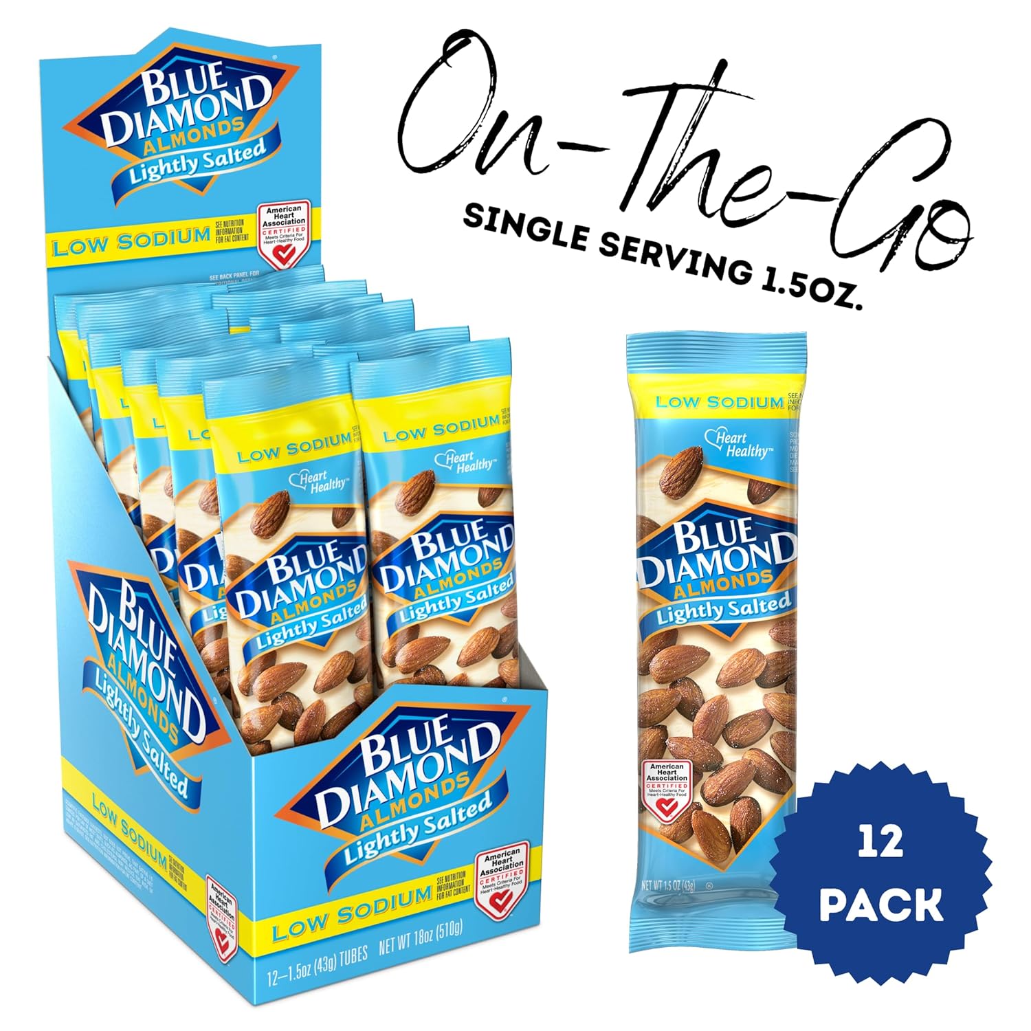 BLUE DIAMOND Almonds Single-Serve Snack Nuts