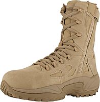 Reebok Men's Rapid Response RB8895 8" Soft Toe Tactical Boot with Side Zipper