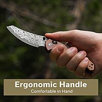 CIVIVI Sixgill Folding Pocket Knife for EDC, 3.41'' Blade