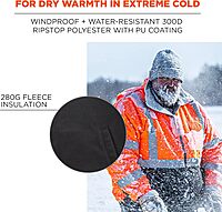 Ergodyne GloWear 8381 Type-R Class 3 Performance 3-In-1 Bomber Jacket