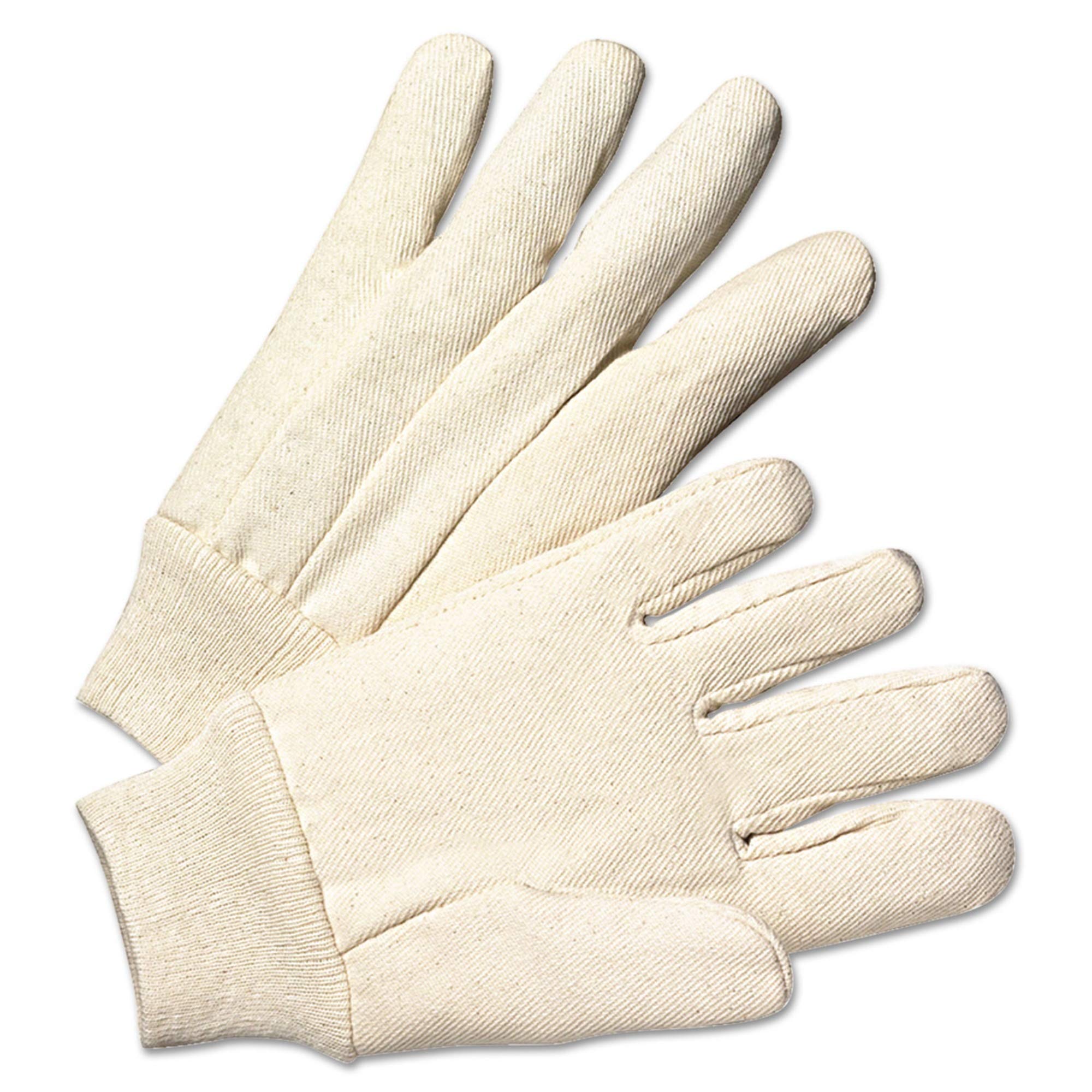 Anchor 1110 Light-Duty Canvas Gloves White 12 Pairs