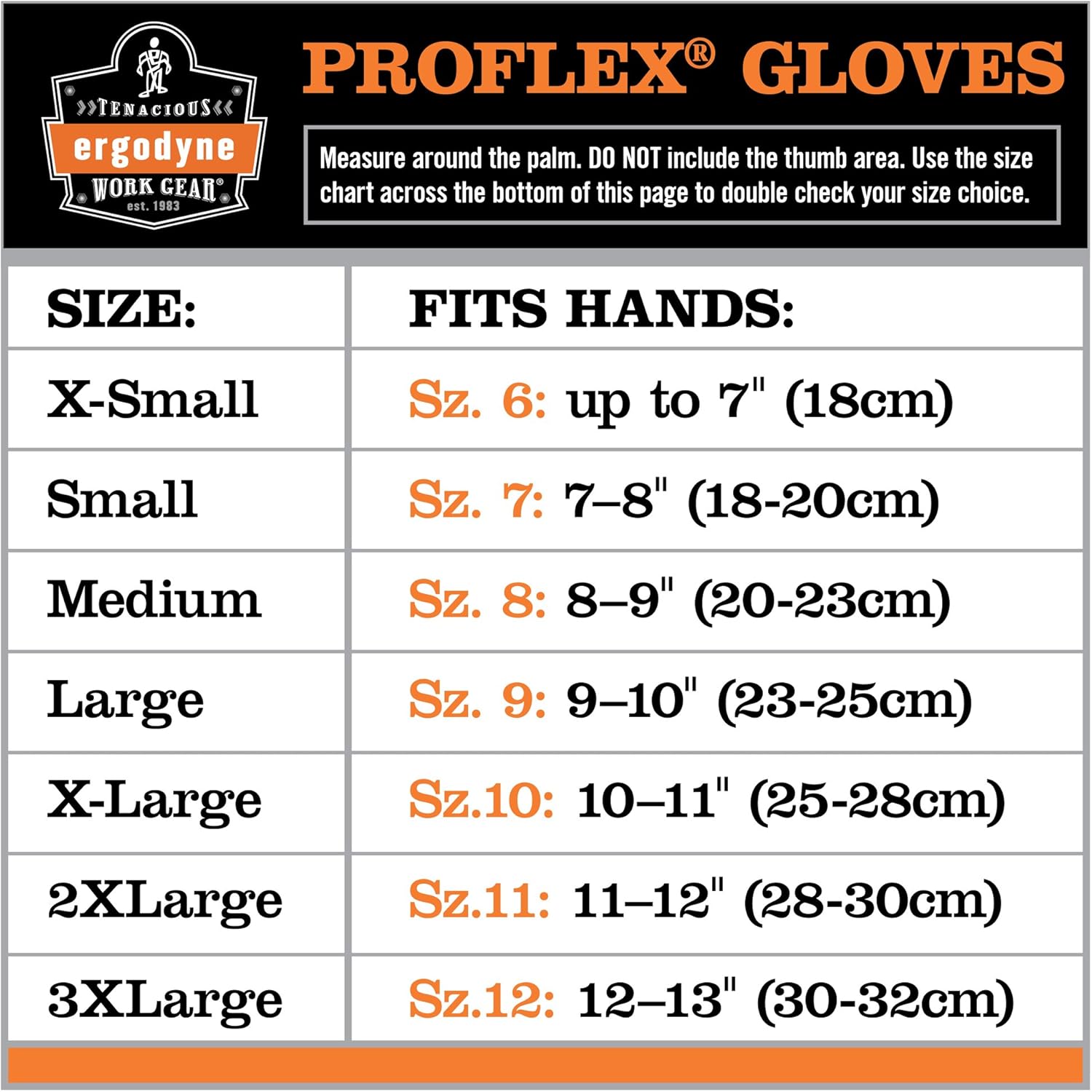 ERGODYNE ProFlex 9000 Certified Lightweight Anti-Vibration Work Gloves