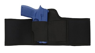 Caldwell Tac Ops Belly Band Holster with Adjustable Waistband and Elastic Pockets for Pistol