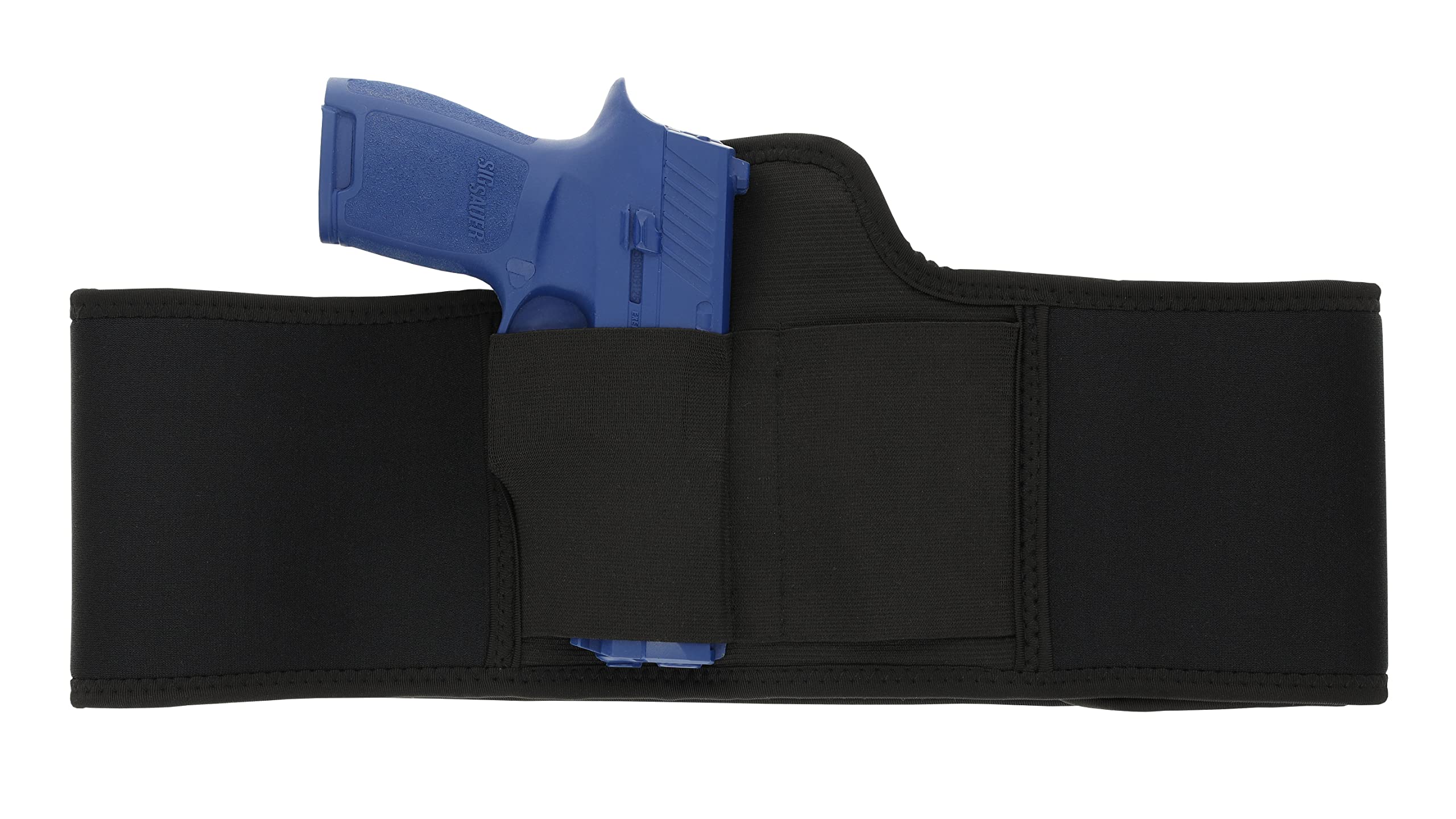 Caldwell Tac Ops Belly Band Holster with Adjustable Waistband and Elastic Pockets for Pistol