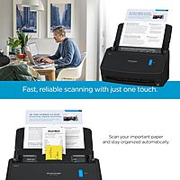 ScanSnap iX1400 High-Speed Simple One-Touch Button Color Document, Photo & Receipt Scanner with Auto Document Feeder for Mac
