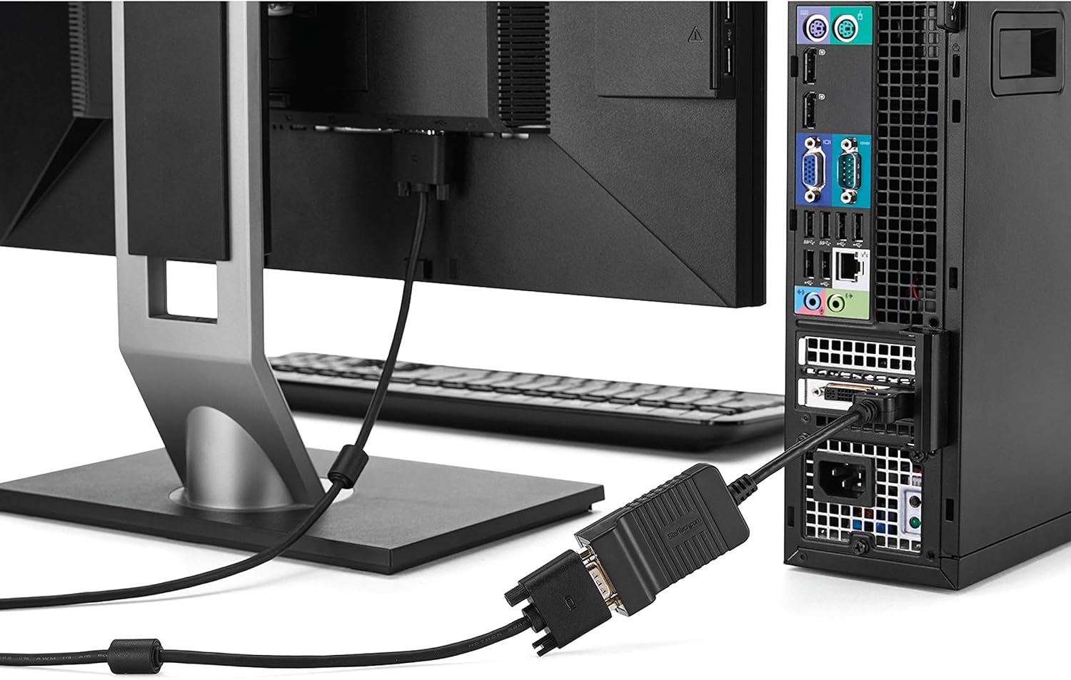 StarTech.com DisplayPort to VGA Adapter - Active DP to VGA Converter