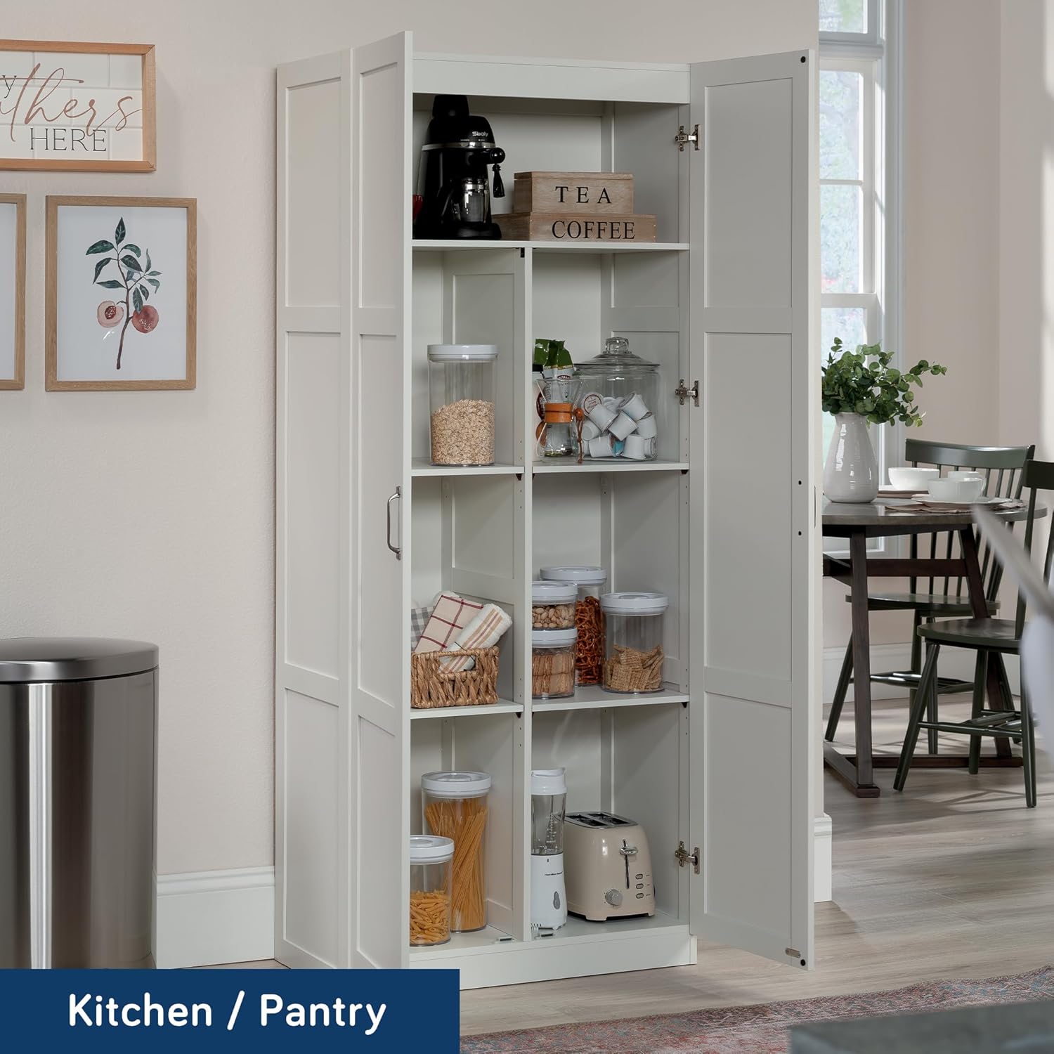 Sauder Select Storage Cabinet with Adjustable Shelves