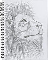 UCREATE Poly Cover Sketch Book, Heavyweight, 12" x 9", 75 Sheets, Pack of 3, Black, White