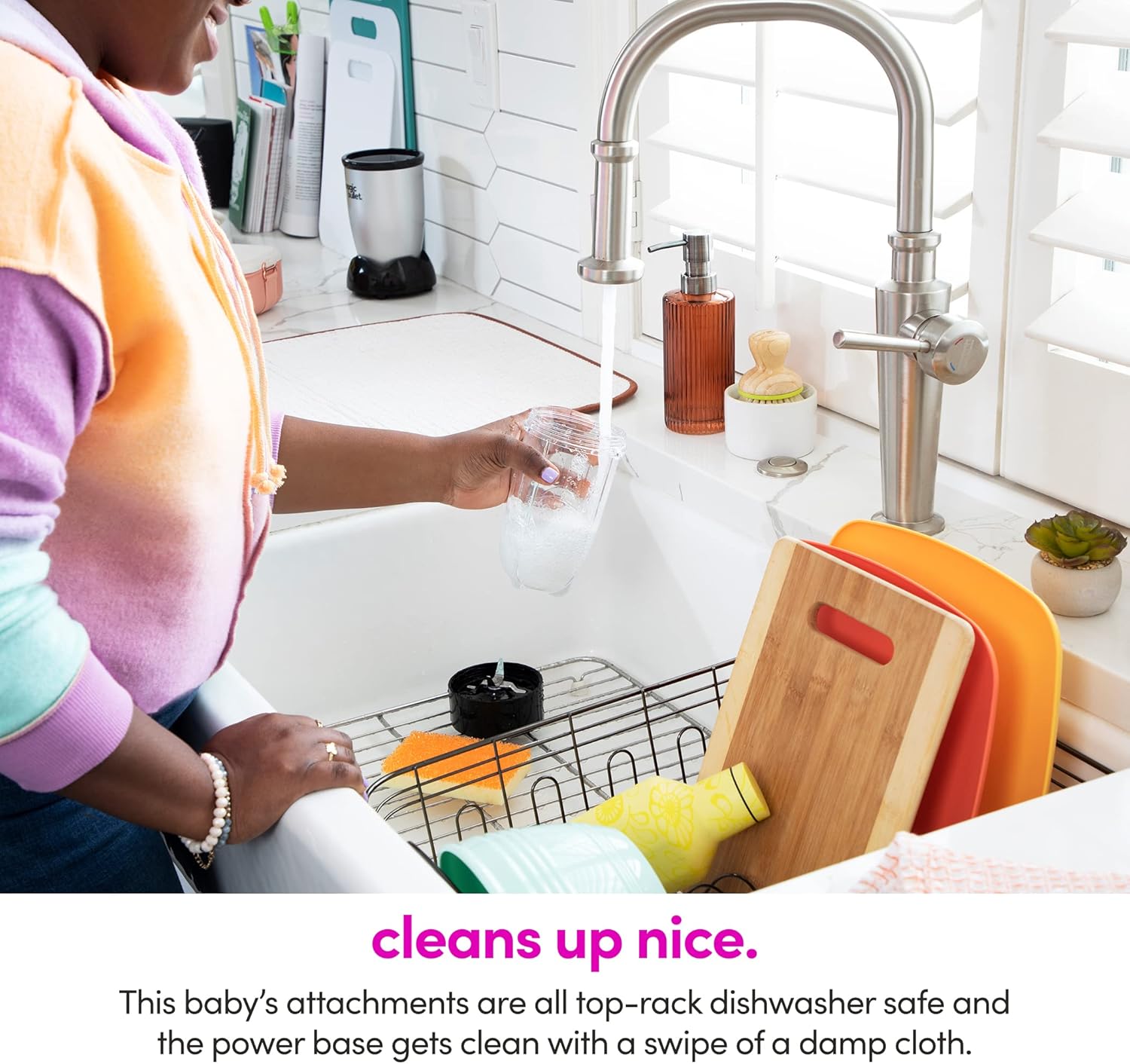 Magic Bullet Blender, Small, Silver, 11 Piece Set 11 Piece Blender Set Silver/Black