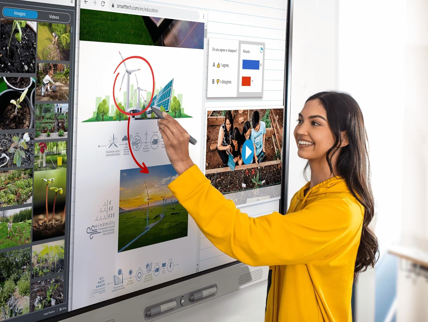 SMART BOARD MX075-V5 INTERACTIVE DISPLAY WITH IQ