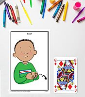 Key Education 160 American Sign Language Flash Cards for Kids, ASL Flashcards for Preschool, Kindergarten, 1st and 2nd Grade Learners With Signing Illustrations
