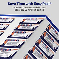 AVERY Matte White Rectangle Labels, Sure Feed Technology, 1-13/16 x 2-3/16