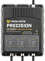 Minn Kota Precision MK-330PCL On-Board Battery Charger with 3 Charging Banks, 10 Amps per Bank One Size Chargers