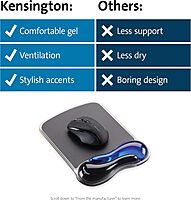 KENSINGTON Duo Gel Mouse & Keyboard Wrist Rests