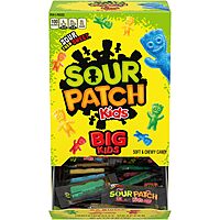 SOUR PATCH KIDS Big Kids Individually Wrapped Soft & Chewy Candy, Bulk Candy, School Snacks, 240 Count Box