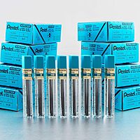 Pentel Super Hi-Polymer HB Lead Refills